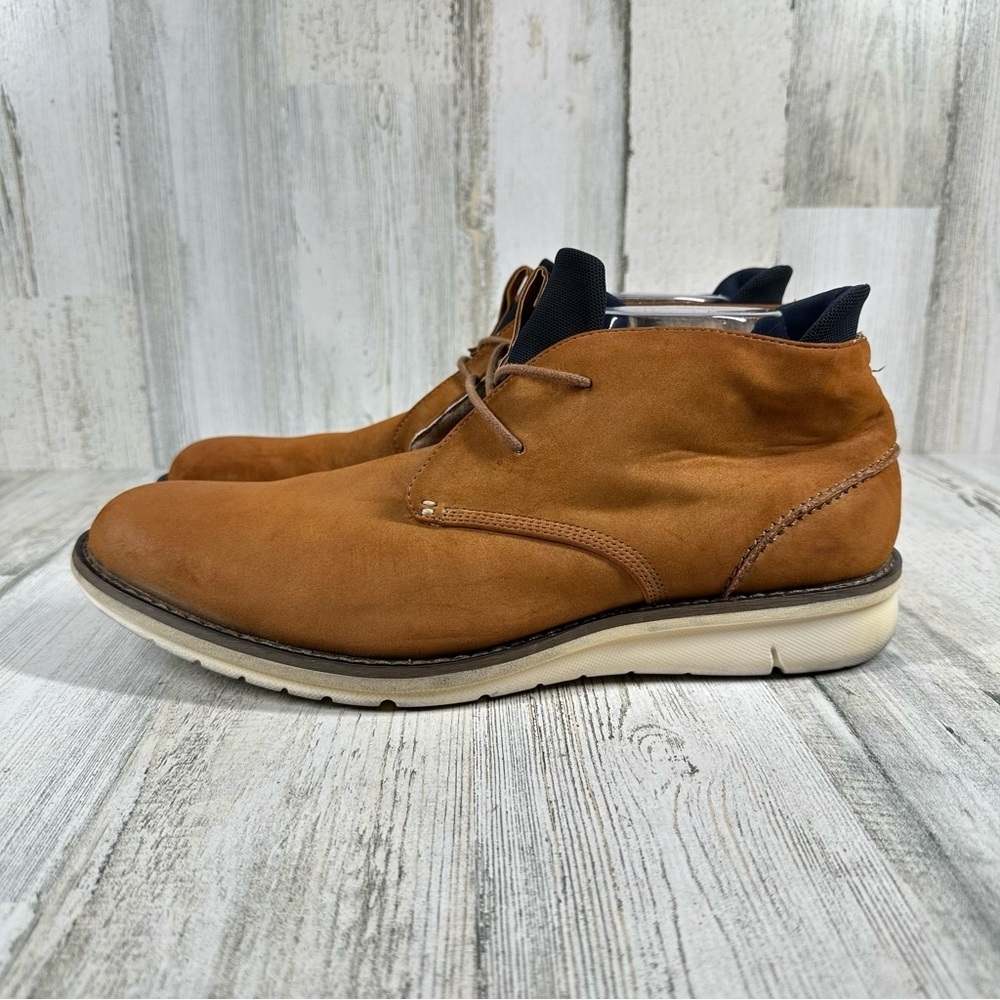Kenneth Cole Reaction Casino Chukka Tan Suede Casual‎ Ankle Boots #1168